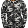 Camouflage Cardigan Hoodies